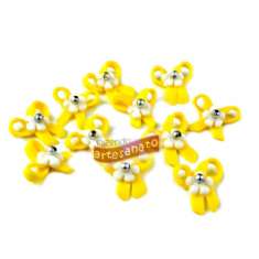 Foto Laco Em Biscuit - Amarelo